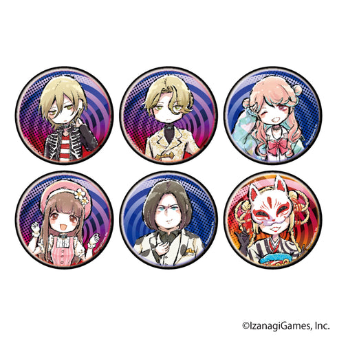 『冤罪執行遊戯ユルキル』缶バッジ 01/BOX(全6種)(グラフアート)